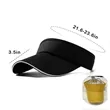 Custom Cotton Twill Visors | https://www.bestnamebadges.com