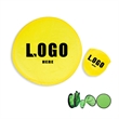 Full Color Round Polyester Folding Fan | https://www.bestnamebadges.com