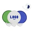 Full Color Round Marketing Folding Fans | https://www.bestnamebadges.com