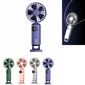 3 in 1 Portable Handheld Fan with LED Display