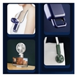 3 in 1 Portable Handheld Fan with LED Display | https://www.bestnamebadges.com