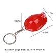 Mini Safety Helmet Shaped Flashlight Keychain | https://www.bestnamebadges.com