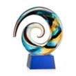 Nazare Award on Robson - Blue | https://www.bestnamebadges.com