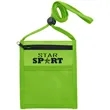 Nylon Pouch with Front Zipper Pocket | https://www.bestnamebadges.com