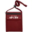 Nylon Pouch with Front Zipper Pocket | https://www.bestnamebadges.com
