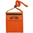 Nylon Pouch with Front Zipper Pocket | https://www.bestnamebadges.com