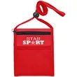 Nylon Pouch with Front Zipper Pocket | https://www.bestnamebadges.com