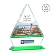 Fyreside VividPrint™ Award - Green | https://www.bestnamebadges.com
