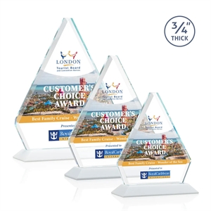 Fyreside VividPrint™ Award - White | https://www.bestnamebadges.com