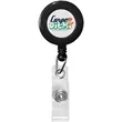 Retractable Badge Reel with Rotating Bulldog Clip | https://www.bestnamebadges.com
