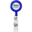 Retractable Badge Reel with Rotating Bulldog Clip | https://www.bestnamebadges.com