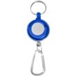Transparent Badge Reel with Carabiner and Keyring | https://www.bestnamebadges.com