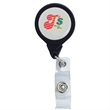 No-Twist Round Retractable Badge with Bulldog Clip | https://www.bestnamebadges.com