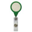 No-Twist Round Retractable Badge with Bulldog Clip | https://www.bestnamebadges.com