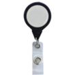 No-Twist Round Retractable Badge with Bulldog Clip | https://www.bestnamebadges.com