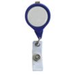 No-Twist Round Retractable Badge with Bulldog Clip | https://www.bestnamebadges.com