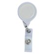 No-Twist Round Retractable Badge with Bulldog Clip | https://www.bestnamebadges.com