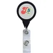 No-Twist Round Retractable Badge with Bulldog Clip | https://www.bestnamebadges.com