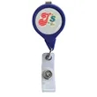 No-Twist Round Retractable Badge with Bulldog Clip | https://www.bestnamebadges.com
