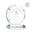 Gibralter Award - Clear | https://www.bestnamebadges.com