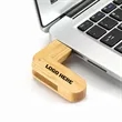 Bamboo USB Flash Drive (2 GB) | https://www.bestnamebadges.com