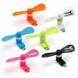 Mini USB Fans with 3-Way Connector | https://www.bestnamebadges.com