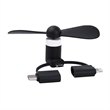 Mini USB Fans with 3-Way Connector | https://www.bestnamebadges.com