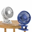 4 Inch Portable USB Rechargeable Clip Fan | https://www.bestnamebadges.com