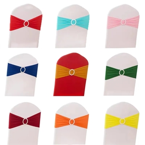 Spandex Chair Cover Band Elastic Ties for Wedding