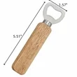 Classic Wood Bottle Opener | https://www.bestnamebadges.com