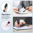 A 2 In 1 Metal Stylus Ballpoint Pens With Soft Touch Click | https://www.bestnamebadges.com