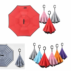 48" Arc Folding Reverse Inverted Umbrella