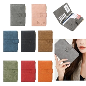 RFID Leather Travel Passport Holder