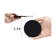 3.94 Inch Round Silicone Coaster | https://www.bestnamebadges.com
