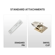 3" x 2" Plastic Name Badge | https://www.bestnamebadges.com