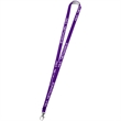 0.50" Polyester Silkscreen Lanyard | https://www.bestnamebadges.com