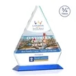 Fyreside VividPrint™ Award - Blue | https://www.bestnamebadges.com