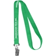 0.62" Polyester Silkscreen Lanyard | https://www.bestnamebadges.com