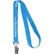 0.62" Polyester Silkscreen Lanyard | https://www.bestnamebadges.com