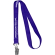 0.62" Polyester Silkscreen Lanyard | https://www.bestnamebadges.com