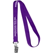 0.62" Polyester Silkscreen Lanyard | https://www.bestnamebadges.com