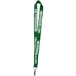 1" Polyester Silkscreen Lanyard | https://www.bestnamebadges.com