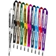1" Polyester Silkscreen Lanyard | https://www.bestnamebadges.com