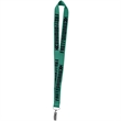 1" Polyester Silkscreen Lanyard | https://www.bestnamebadges.com