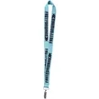 1" Polyester Silkscreen Lanyard | https://www.bestnamebadges.com