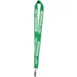 1" Polyester Silkscreen Lanyard | https://www.bestnamebadges.com