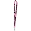 1" Polyester Silkscreen Lanyard | https://www.bestnamebadges.com