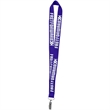 1" Polyester Silkscreen Lanyard | https://www.bestnamebadges.com
