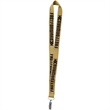 1" Polyester Silkscreen Lanyard | https://www.bestnamebadges.com