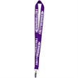 1" Polyester Silkscreen Lanyard | https://www.bestnamebadges.com